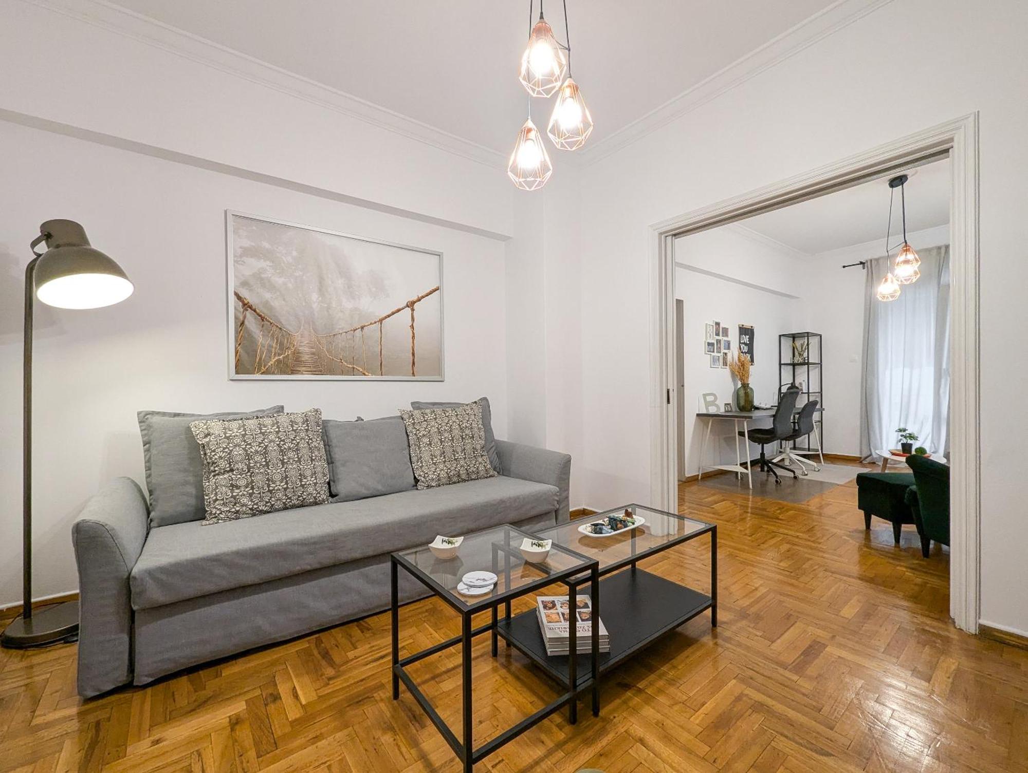 Spacious Apt For 5 Guests Next To Acropolis&Metro Athen Eksteriør billede