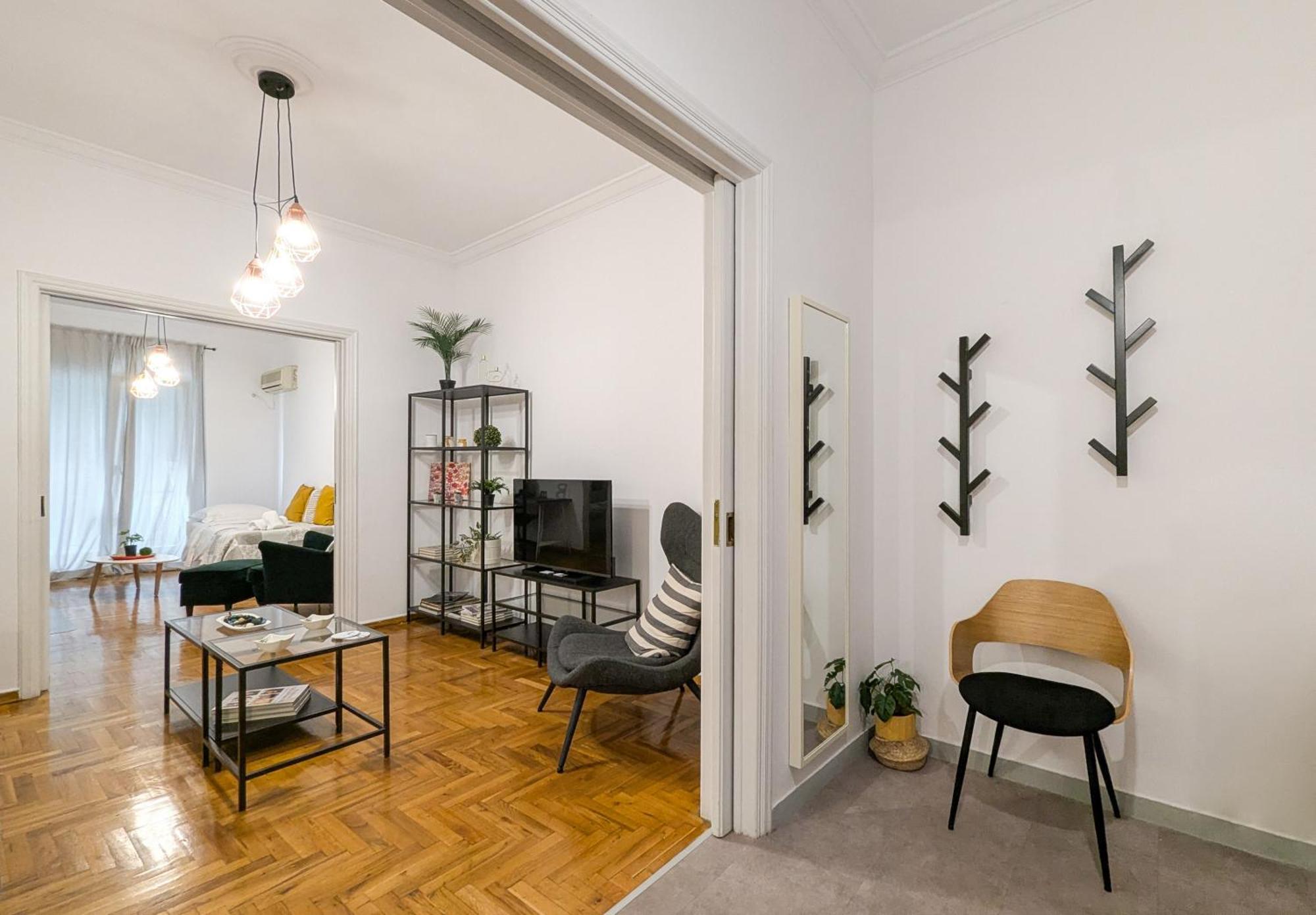 Spacious Apt For 5 Guests Next To Acropolis&Metro Athen Eksteriør billede