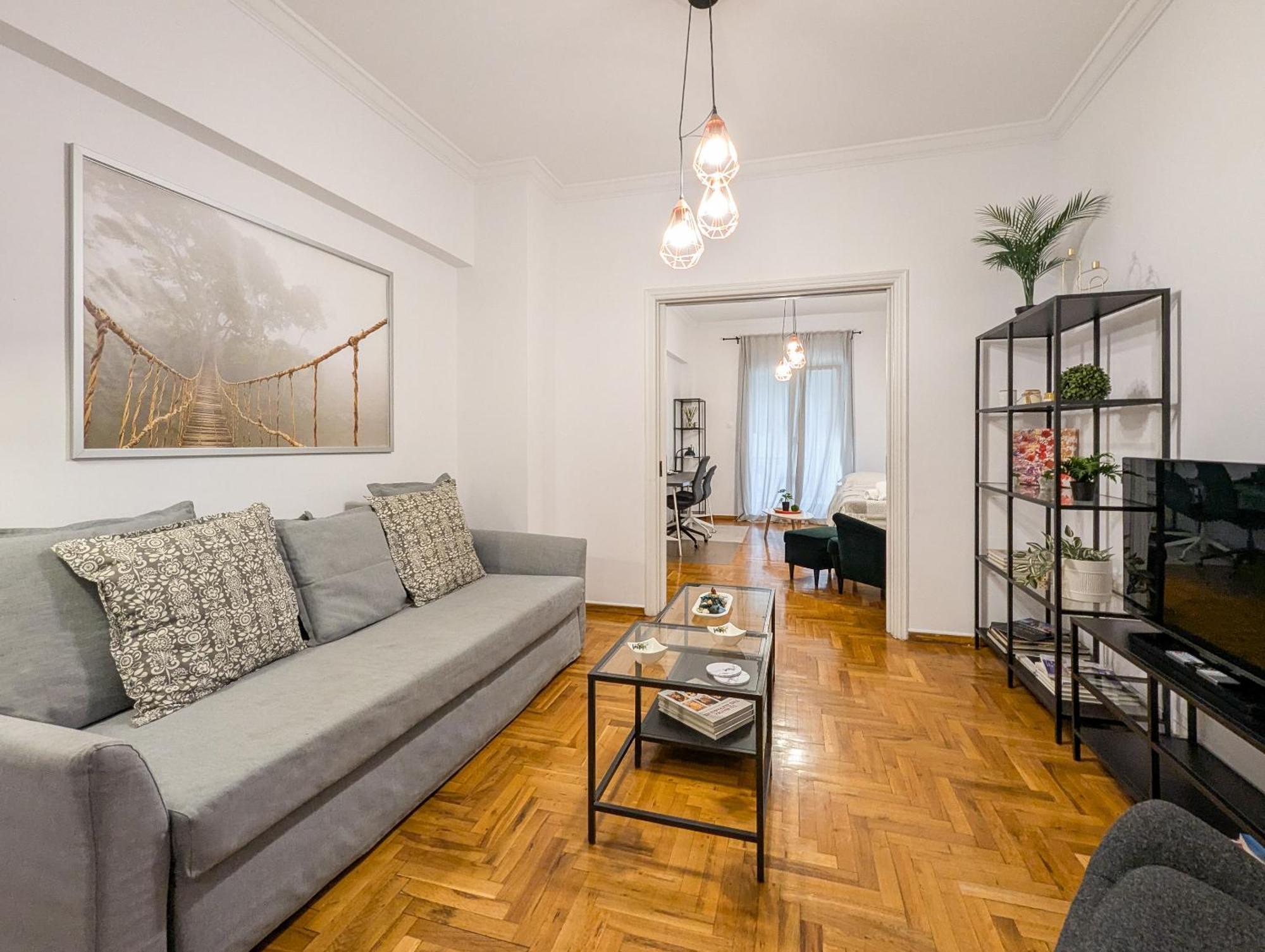 Spacious Apt For 5 Guests Next To Acropolis&Metro Athen Eksteriør billede