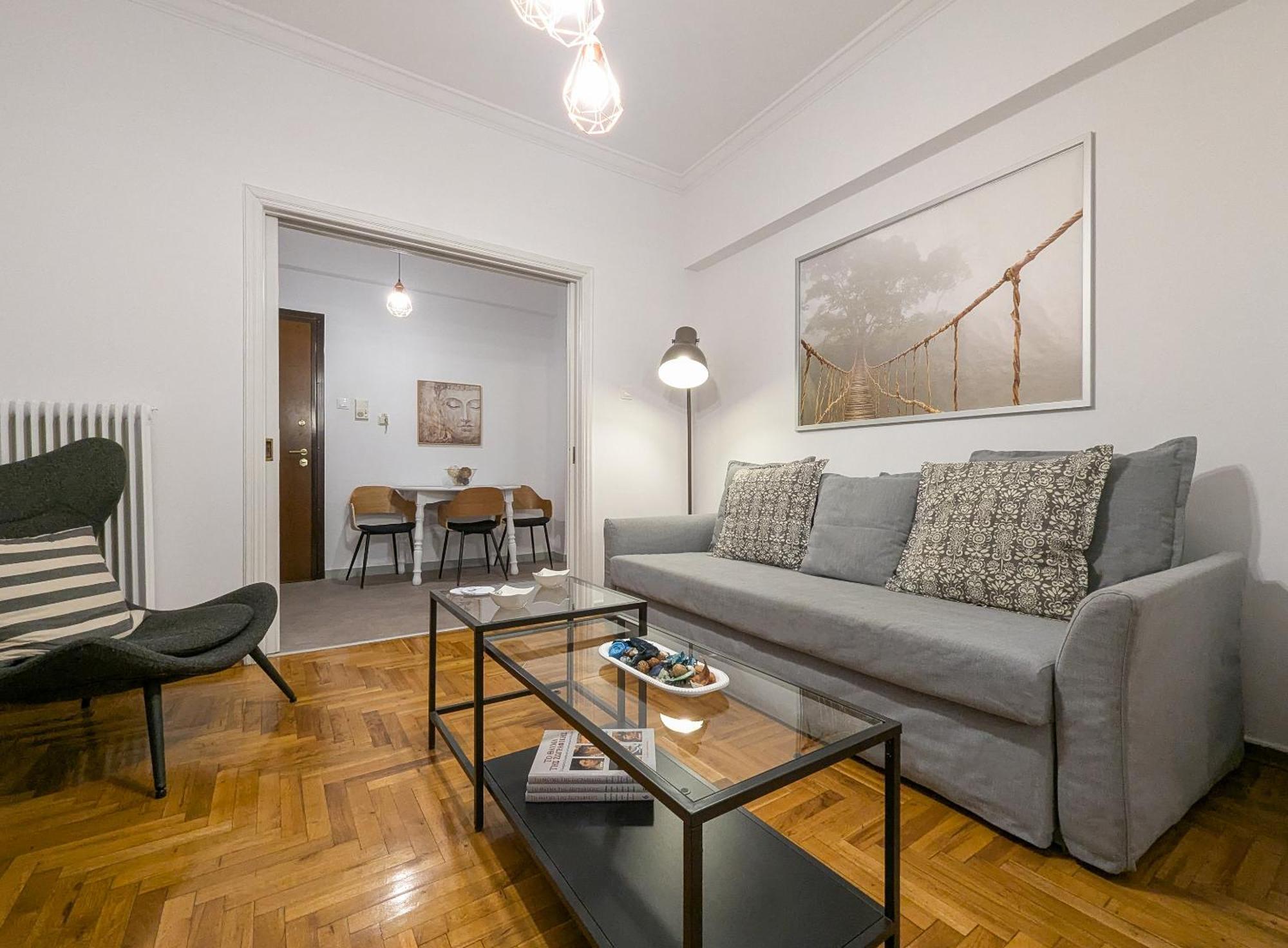 Spacious Apt For 5 Guests Next To Acropolis&Metro Athen Eksteriør billede