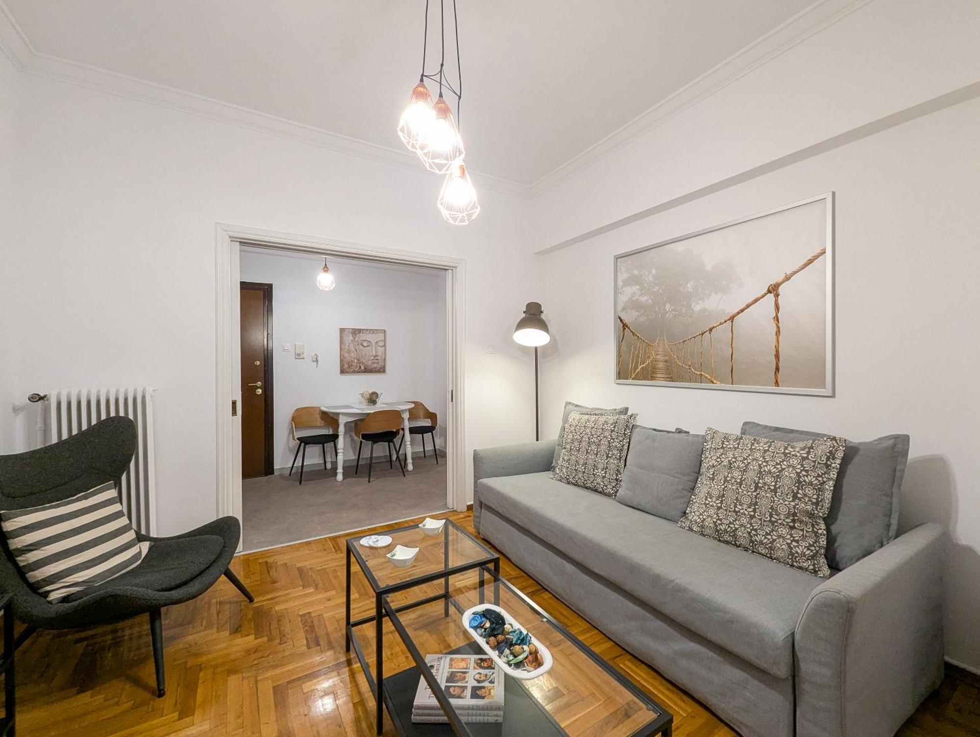 Spacious Apt For 5 Guests Next To Acropolis&Metro Athen Eksteriør billede