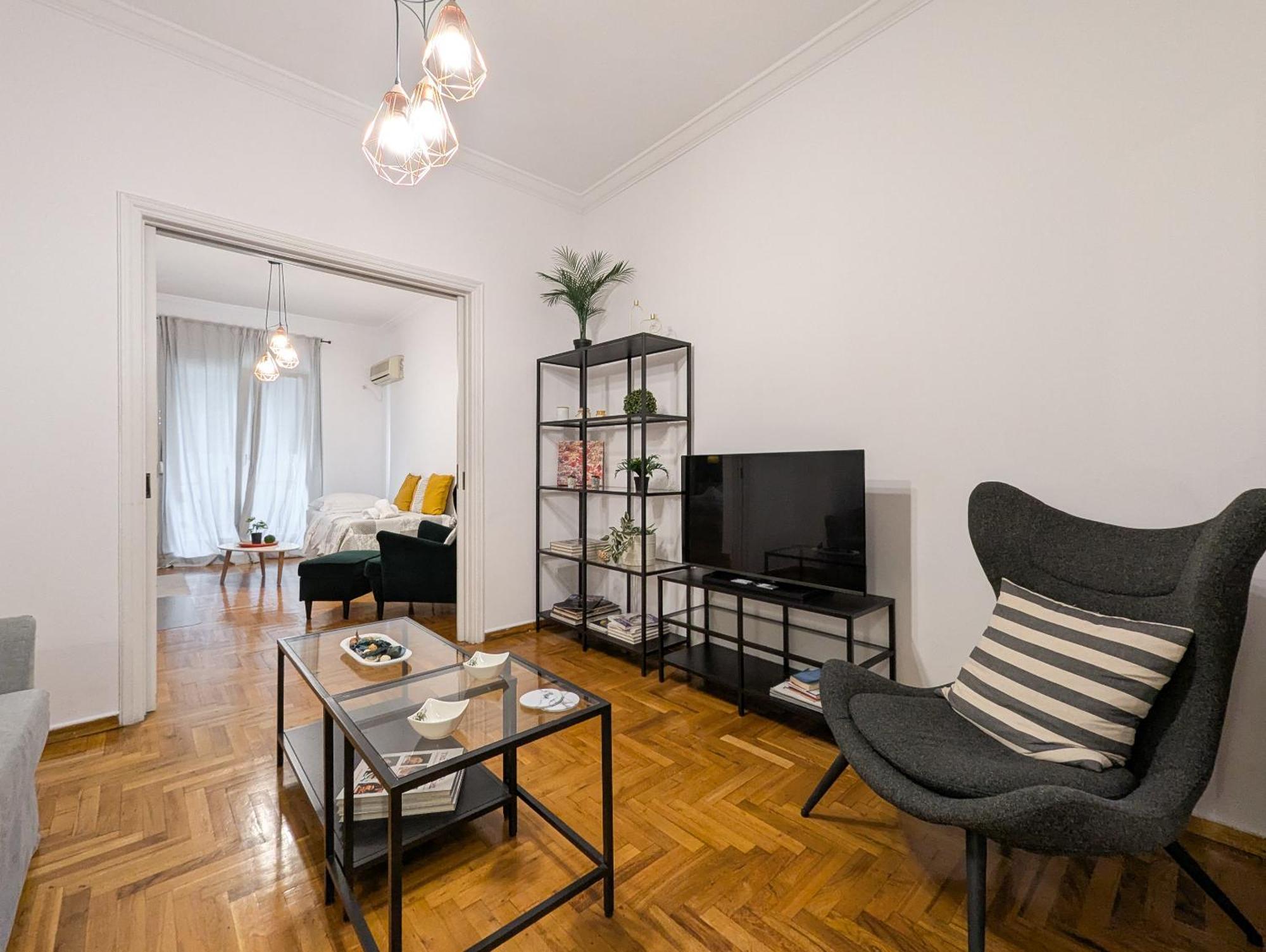 Spacious Apt For 5 Guests Next To Acropolis&Metro Athen Eksteriør billede